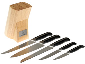 Изображение товара Набор ножей Taller TR-2007 Уилтшир из нержавеющей стали с подставкой