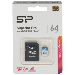 Carte mémoire micro SD Silicon Power Superior Pro - Carte mémoire flash