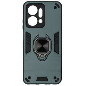 Изображение товара Накладка  DF Armor Case для HONOR X7a/ X7a Plus зеленый/черный
