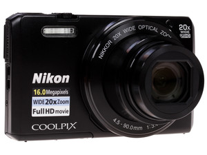 Купить Компактная камера Nikon S7000 Black (16MP/4608 x3456