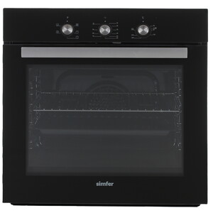 Изображение товара Электрический духовой шкаф Simfer B6ES16016 60 л черный таймер паровая очистка