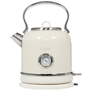 Изображение товара Электрочайник Tesler KT-1745 бежевый с термометром 1.7 л 2200 Вт нержавеющая сталь
