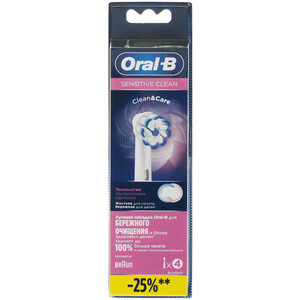 Изображение товара Набор сменных насадок Braun Oral-B EB60 Sensitive Clean