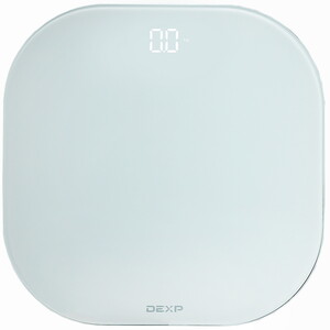 Изображение товара Электронные весы DEXP SC-905 белые с LED-дисплеем