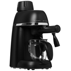 Изображение товара Рожковая кофеварка DEXP EM-900 черный для эспрессо и кофе