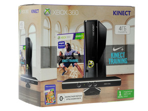 Купить Игровая приставка Microsoft Xbox 360 4 Gb + Kinect + Игры