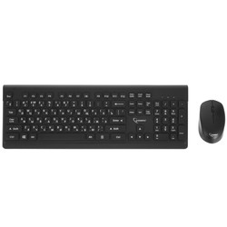 Изображение товара Клавиатура+мышь беспроводная   Gembird KBS-7200 черный
