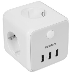 Изображение товара Адаптер питания Tessan TS-301-DE серый