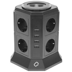 Изображение товара Сетевой фильтр QUMO Power Tower Pro черный