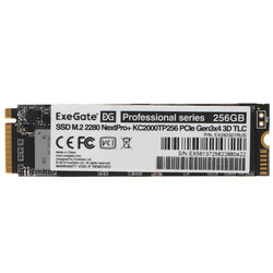 Изображение товара 256 ГБ M.2 NVMe накопитель ExeGate NextPro+ KC2000TP256 [EX282321RUS]