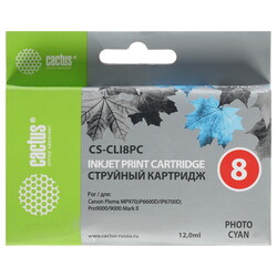 Изображение товара Картридж Cactus CS-CLI8PC голубой