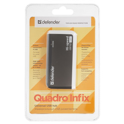 Изображение товара USB-разветвитель Defender Quadro Infix