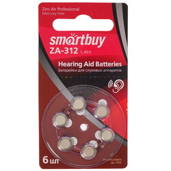 Изображение товара Батарейка Smartbuy PR41 (ZA312/DA312/AC312/312A/312)