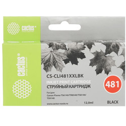 Изображение товара Картридж Cactus CS-CLI481XXLBK черный