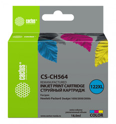 Изображение товара Картридж Cactus CS-CH564 голубой, желтый, пурпурный