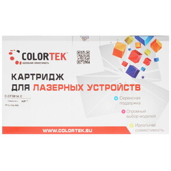 Изображение товара Картридж лазерный Colortek CF361A (508A) C голубой