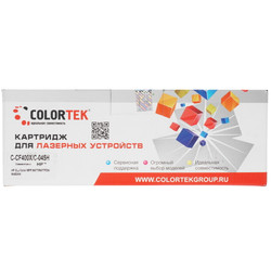 Изображение товара Картридж лазерный Colortek CF400X/C-045H Bk черный