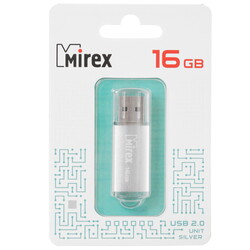 Изображение товара Память USB Flash 16 ГБ Mirex Unit [13600-FMUUSI16]