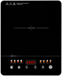 Изображение товара Плита компактная электрическая ZUGEL ZIHF60B черный