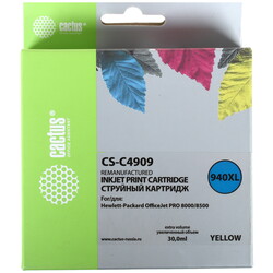 Изображение товара Картридж Cactus CS-C4909 желтый