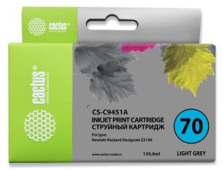 Изображение товара Картридж Cactus CS-C9451A светло-серый