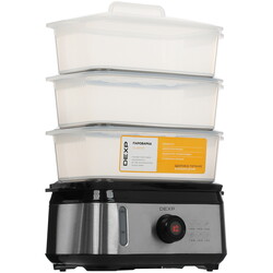 Изображение товара Пароварка DEXP FS-MP399 серебристый