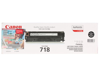 Изображение товара Картридж лазерный Canon 718 черный, с чипом