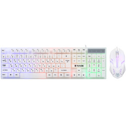 Изображение товара Клавиатура+мышь  проводная  Aceline GS Rage 100 белый