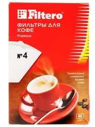 Изображение товара Одноразовые фильтры Filtero Premium №4 белый