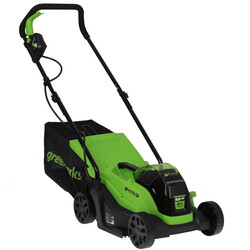 Изображение товара Газонокосилка аккумуляторная GreenWorks GD24LM33K2 24V