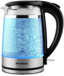 Изображение товара Электрочайник Hyundai HYK-G3036 серебристый