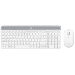 Изображение товара Клавиатура+мышь беспроводная   Logitech Slim Wireless Desktop MK470 белый