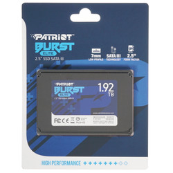 Изображение товара 1920 ГБ 2.5" SATA накопитель Patriot Burst Elite [PBE192TS25SSDR]