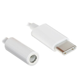 Изображение товара Кабель   Apple USB Type-C - jack 3.5 мм белый