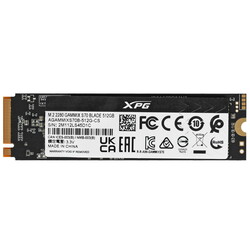 Изображение товара 512 ГБ M.2 NVMe накопитель ADATA XPG GAMMIX S70 BLADE [AGAMMIXS70B-512G-CS]