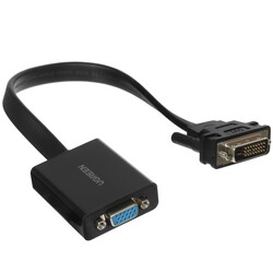Изображение товара Переходник однонаправленный Ugreen DVI-D - VGA, 0.2 м