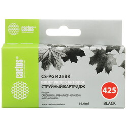Изображение товара Картридж Cactus CS-PGI425BK черный