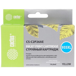 Изображение товара Картридж Cactus CS-C2P26AE желтый