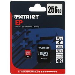 Изображение товара Карта памяти Patriot EP microSDXC 256 ГБ [PEF256GEP31MCX]