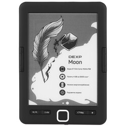 Изображение товара 6" Электронная книга DEXP L3 Moon черный