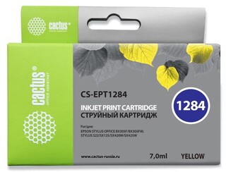 Изображение товара Картридж Cactus CS-EPT1284 желтый