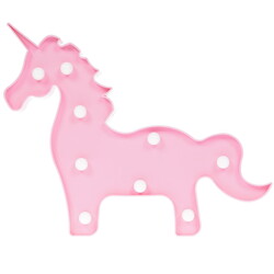 Изображение товара Декоративный светильник Apeyron Единорог розовый