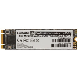 Изображение товара 480 ГБ M.2 SATA накопитель ExeGate NextPro UV500TS480 [EX280466RUS]