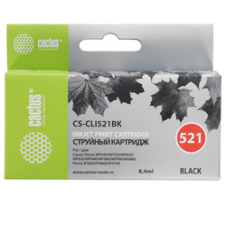 Изображение товара Картридж Cactus CS-CLI521BK черный