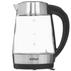Изображение товара Электрочайник Kitfort KT-6107 серебристый
