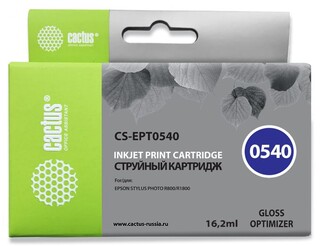 Изображение товара Картридж Cactus CS-EPT0540 оптимизация уровня глянца