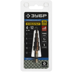 Изображение товара Сверло ступенчатое ЗУБР 29672-4-12-5_z01