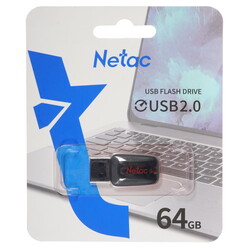 Изображение товара Память USB Flash 64 ГБ Netac U197 [NT03U197N-064G-20BK]