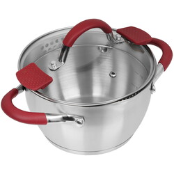 Изображение товара Кастрюля Inhouse Marsala 2.3 л 18 см серебристый