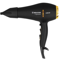 Изображение товара Фен Brayer BR3005 черный/золотистый